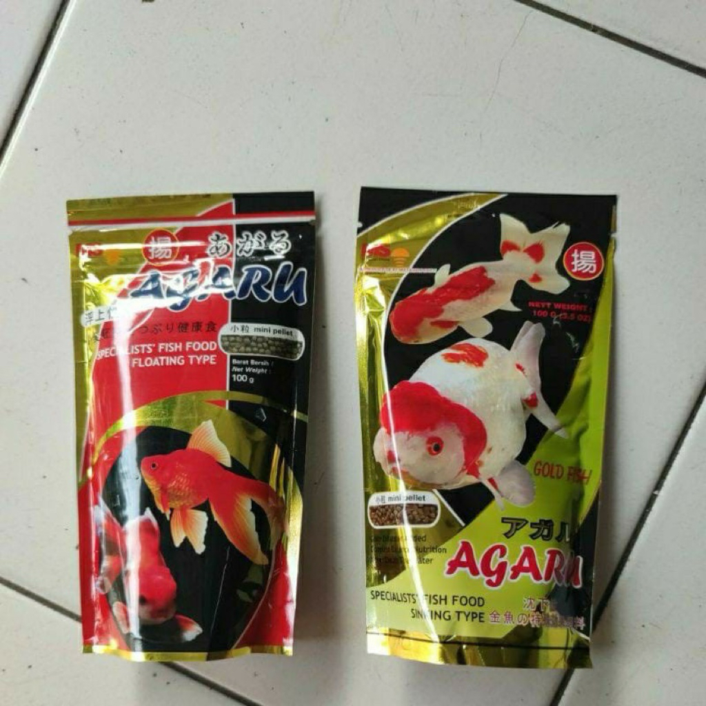 Agaru Pakan Koki/ Koi / Pelet Ikan Koi/ Agaru Floating/ Agaru Sinking