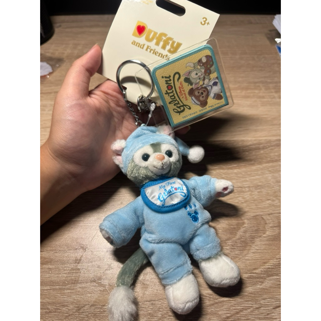 SHANGHAI DISNEY DISNEYLAND GELATONI KEYCHAIN LUCU GEMAS GANTUNGAN KUNCI VIRAL ANAK KECIL DUFFY AND F