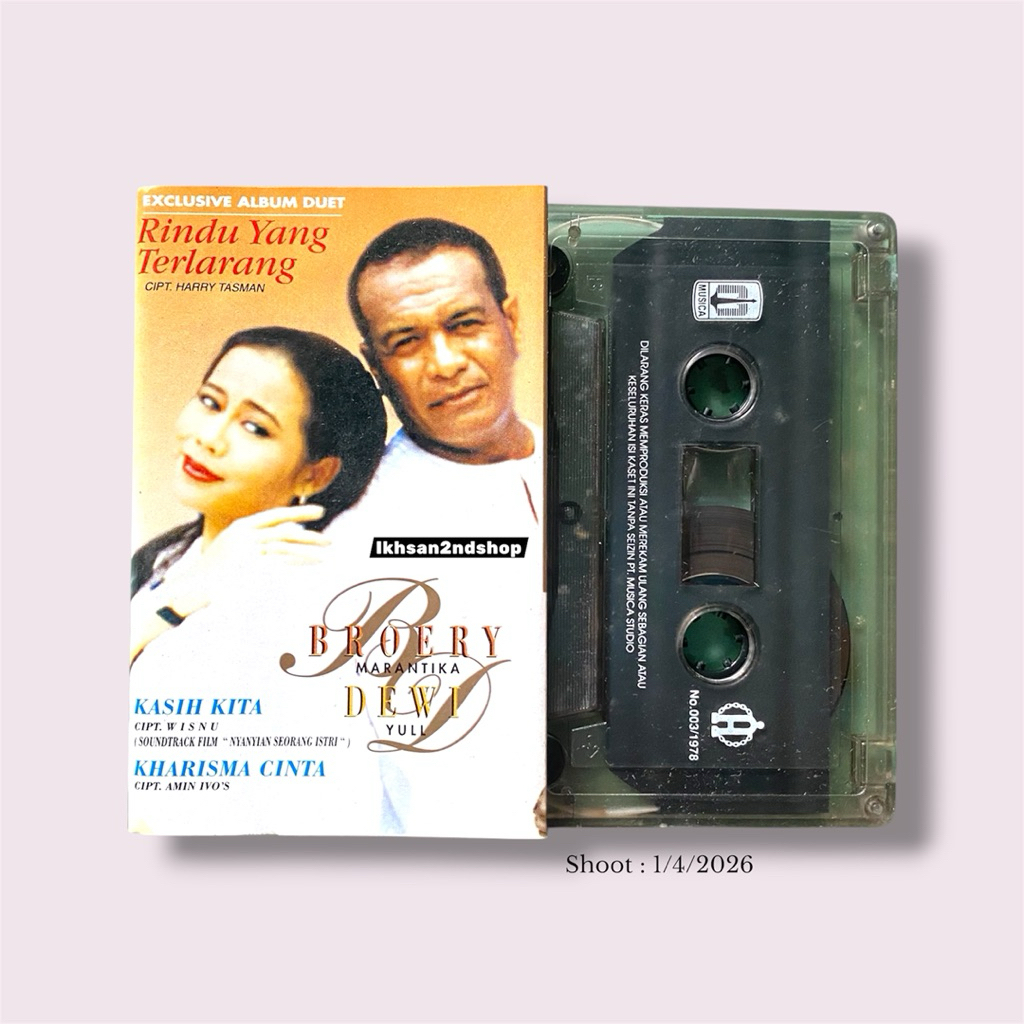 Kaset Pita Broery Marantika & Dewi Yull - Exclusive Album Duet