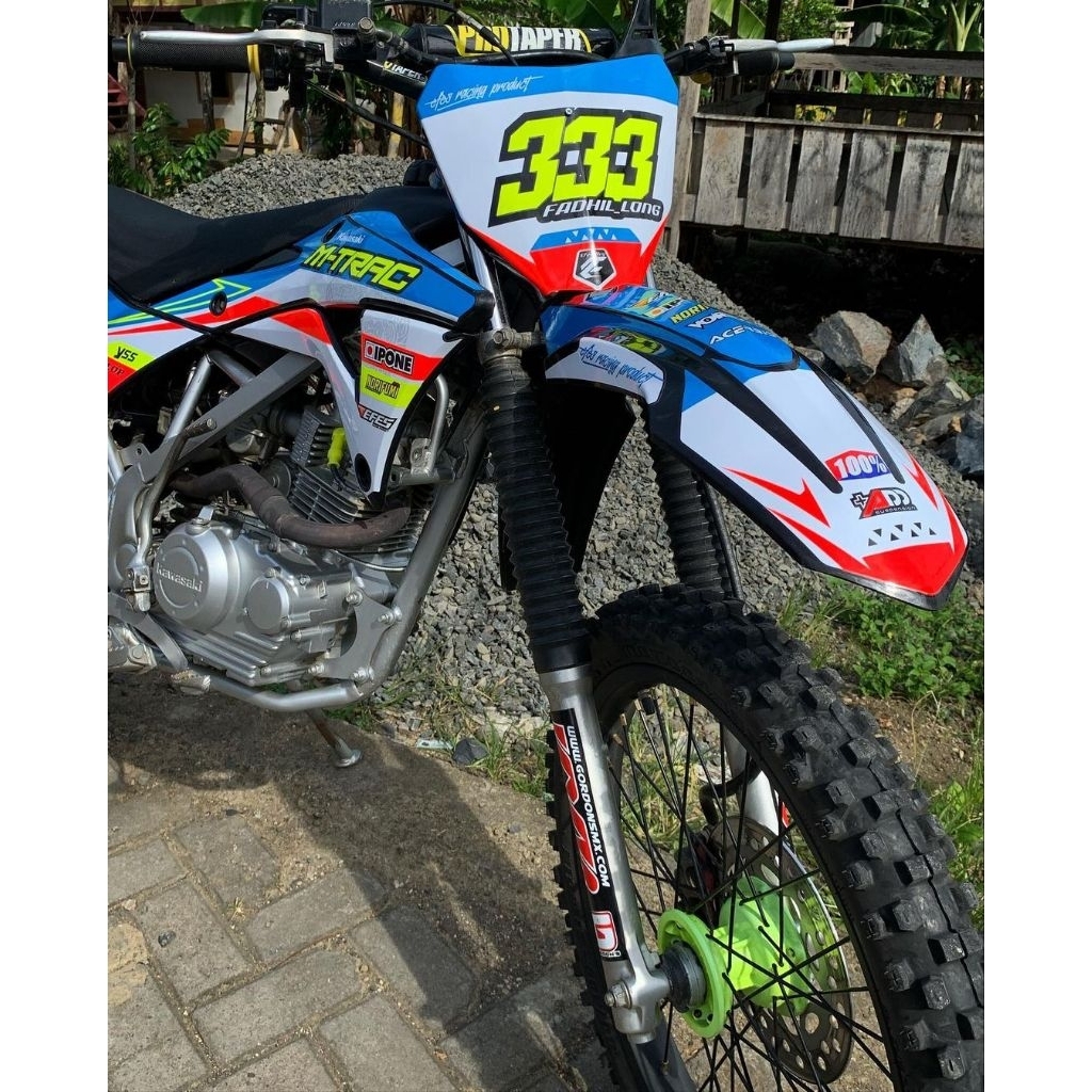 d333 decals sticker motor KLX supermoto D-Tracker fulll body