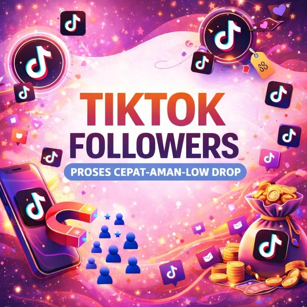 Tiktok followers Indo + mix real akun HQ qualitynon drop
