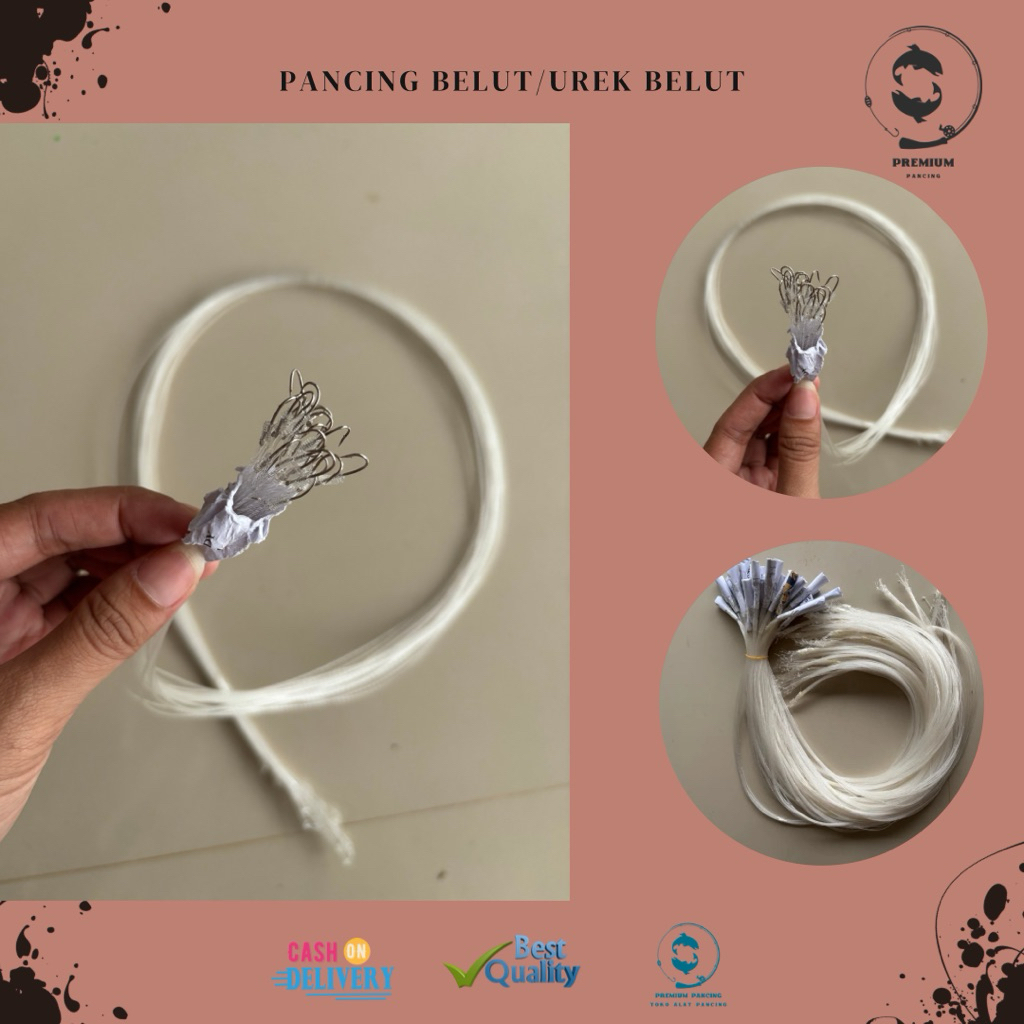 Urek belut pancing belut ukuran besar 1 kodi isi 20pcs