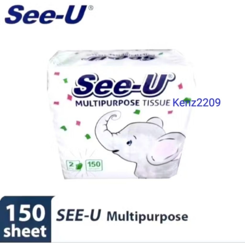 see u 150 sheet//see u//tissue see u