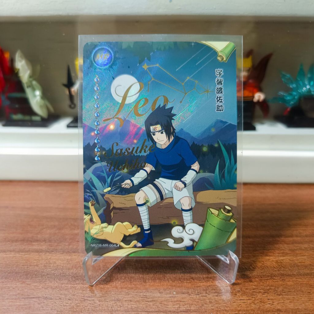 Kartu Naruto Kayou MR - Sasuke Uchiha Leo |NRZ06-MR-064L4|