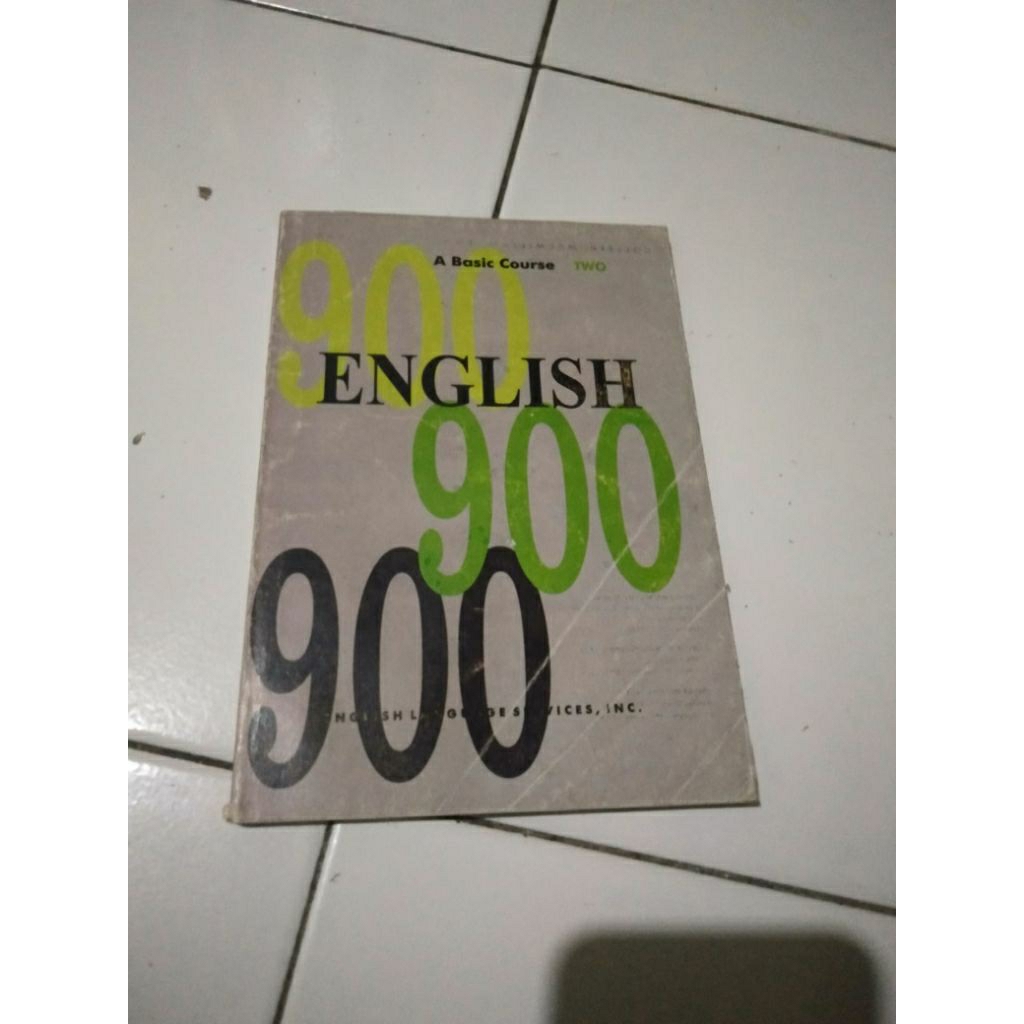 Buku English 900