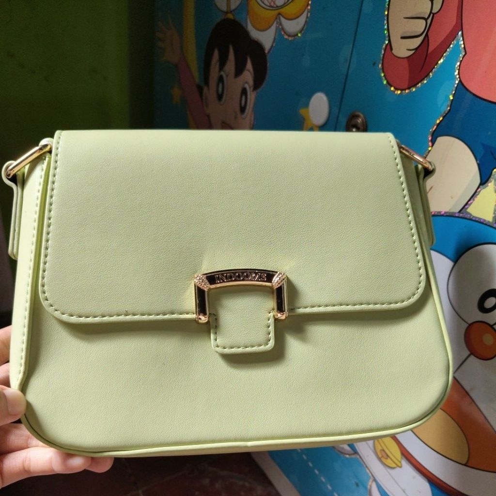 Tas selempang indoom* new warna hijau