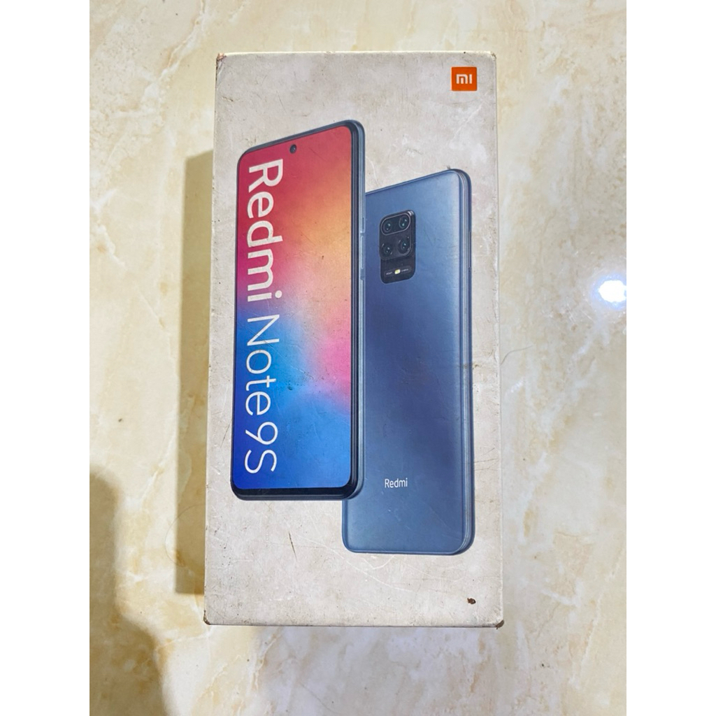 Box/Kotak  Redmi Note 9s Ram 6/128 Original Copotan/ORI Bawaan HP