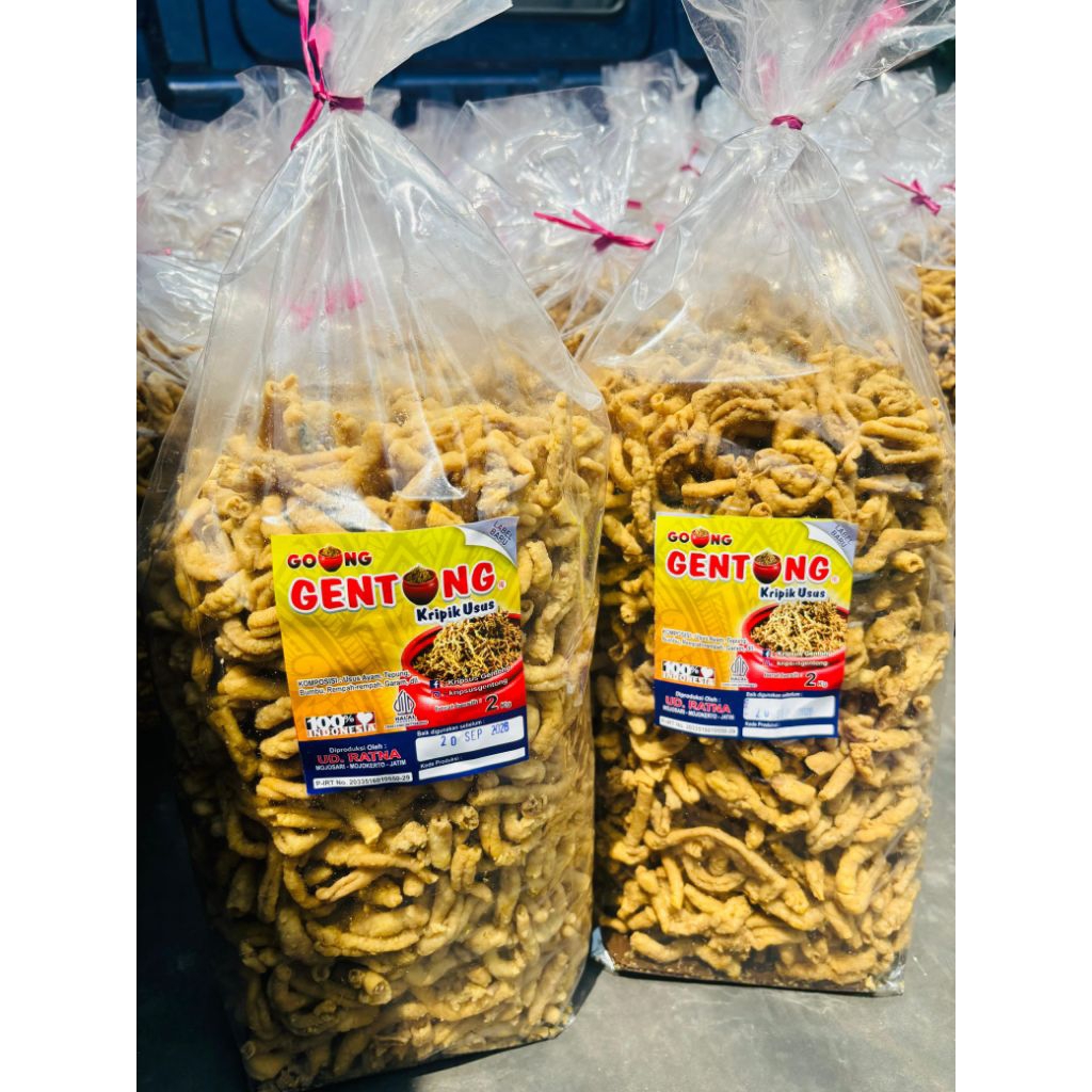 KRIPIK Usus Gentong 250 gr / 500 gr / 1 Kg