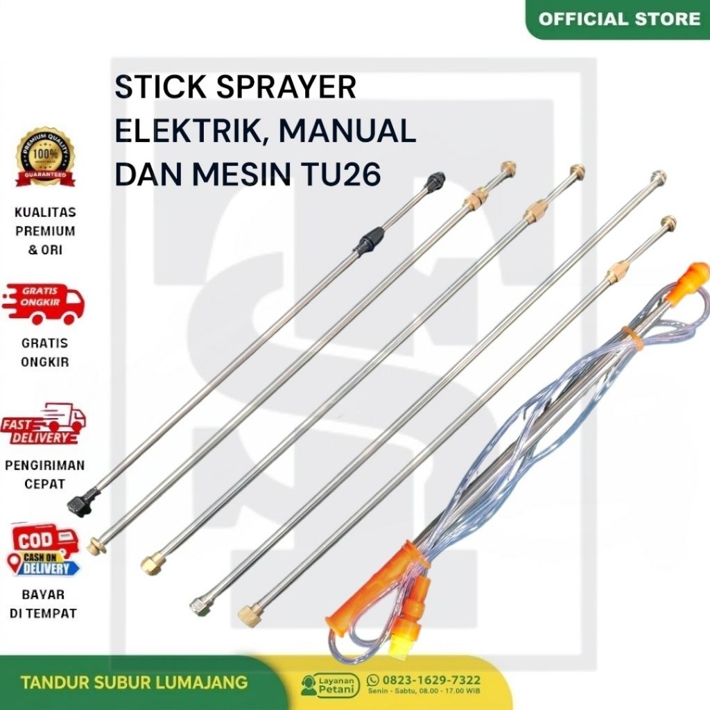 Stik pompa tangki Manual Elektrik stick Sprayer Swan maspion yamaha CBA SOLO Nagasaki pb malaysia