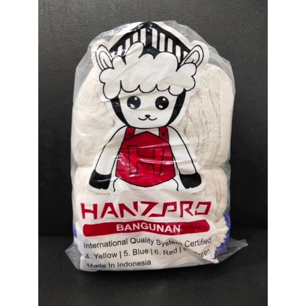 Sarung Tangan 5 Benang Putih GLOVES / Sarung Tangan Pekerja 5 Benang