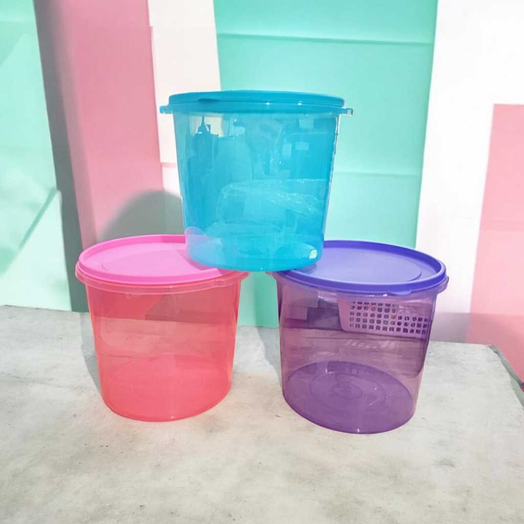 [6 pcs ] Toples Calista Wadah Makanan Plastik Tebal Kerupuk Snack Peyek Serbaguna / TOPLES 5 ltr CAL