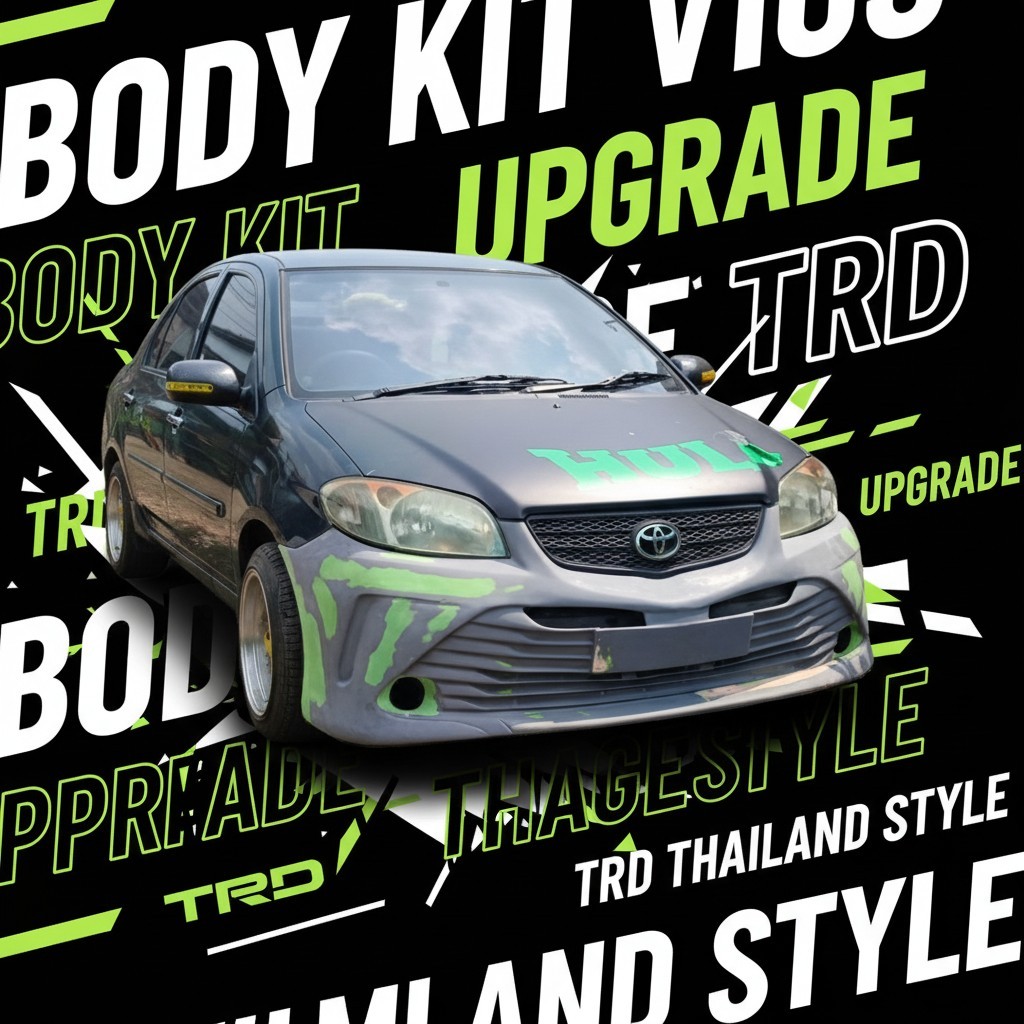 BUMPER VIOS BEMPER BODYKIT VIOS GEN 1 2003-2006 BODY KIT depan