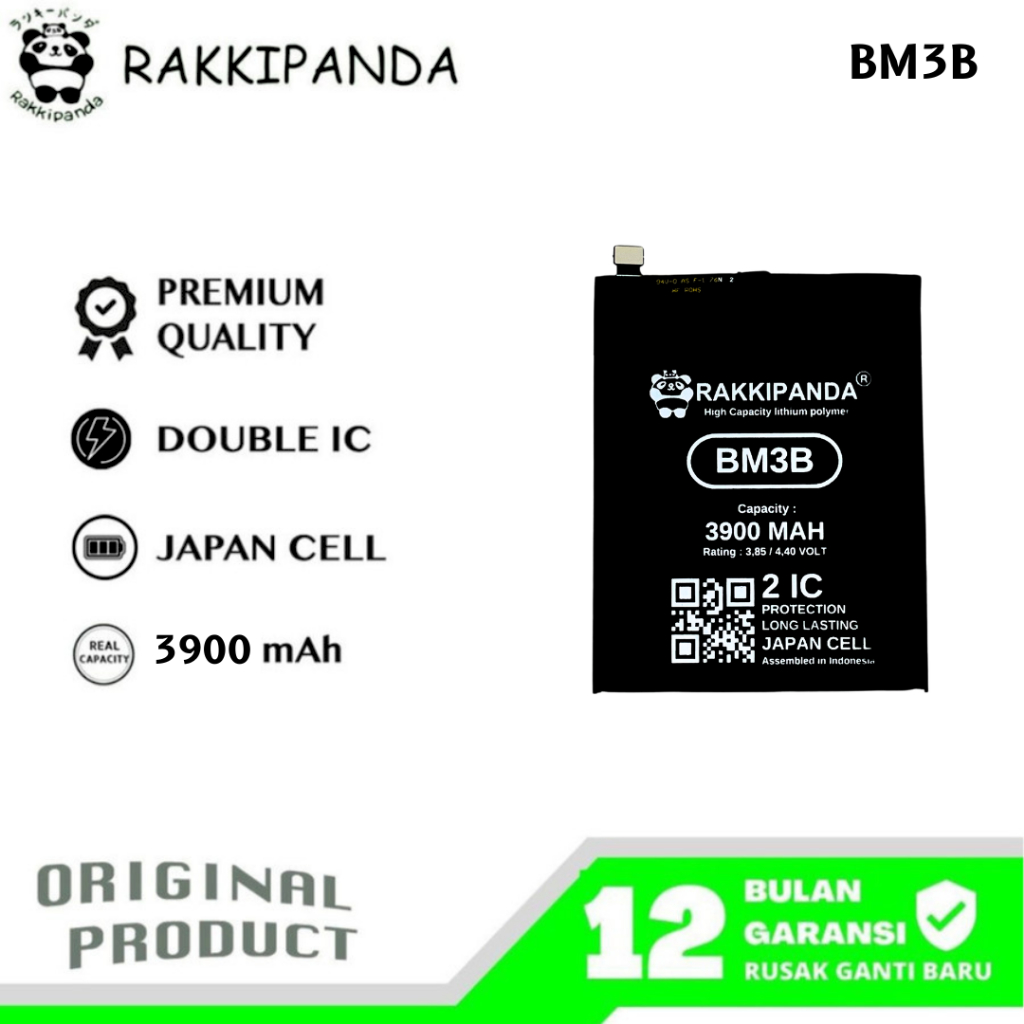 RakkiPanda - BM3B Mi Mix 2 / Mi Mix 2S Batre Batrai Baterai
