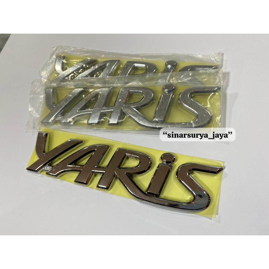 Emblem yaris 2006-2013 Bagasi Belakang Original
