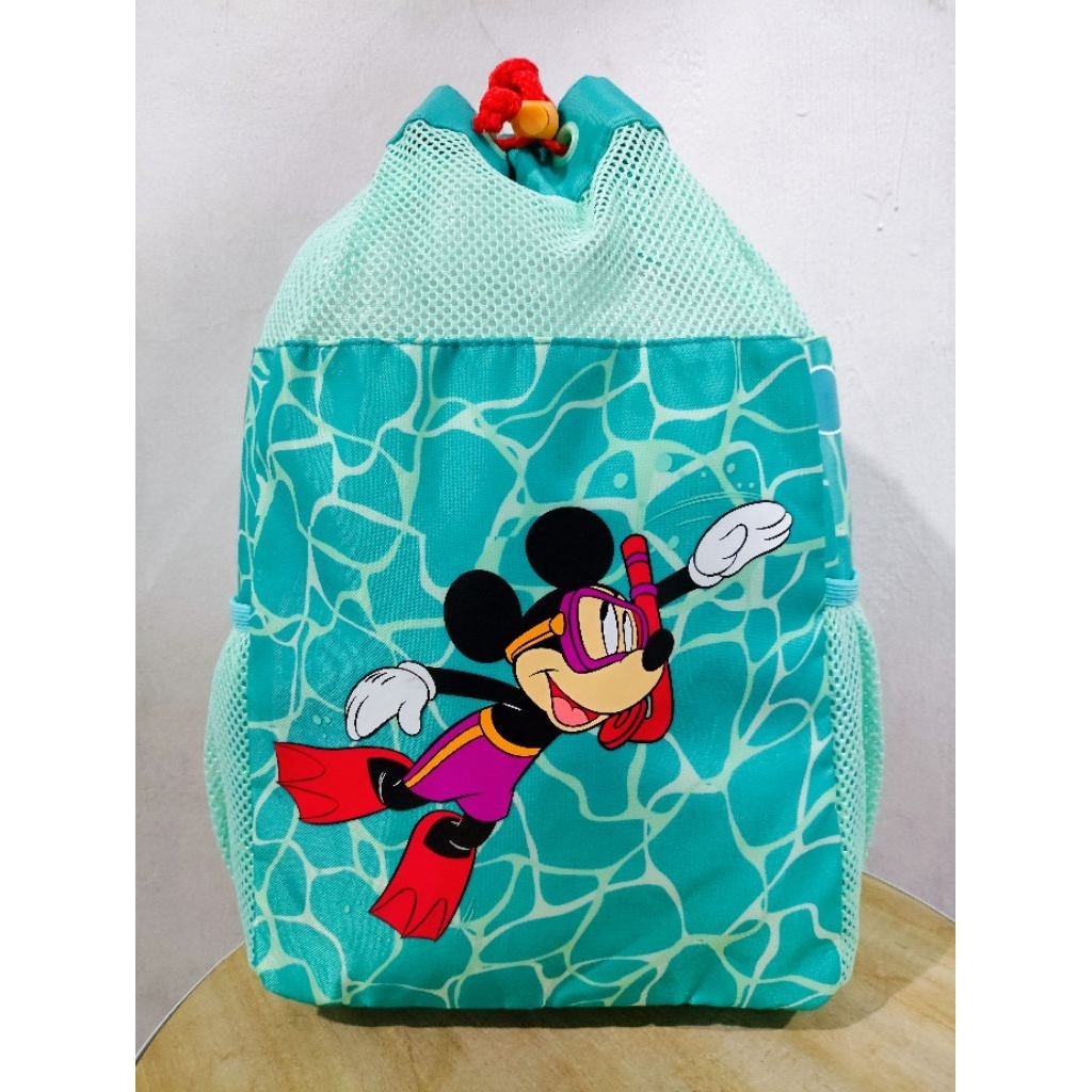 Disney Store Mickey Mouse Swimbag Backpack Ransel Serut
