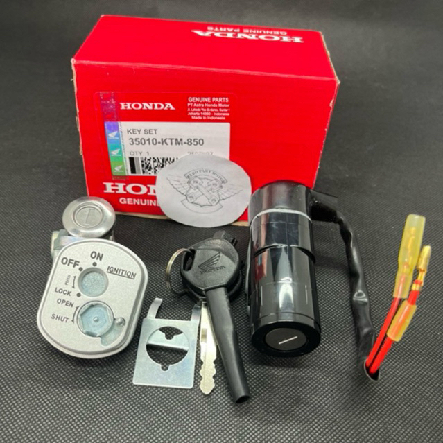 35010-KTM-850 Kunci Kontak Komplit Key Set Supra X 125 Original Honda