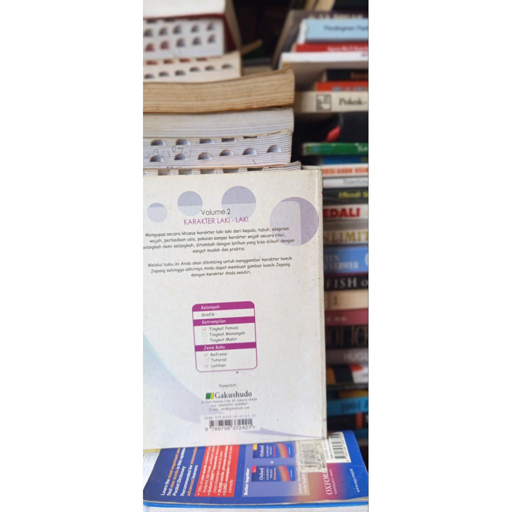•Belajar Menggambar Komik Jepang Vol. 2 Karakter Laki-Laki – Gakushudo | Buku Panduan Manga (Book Ni