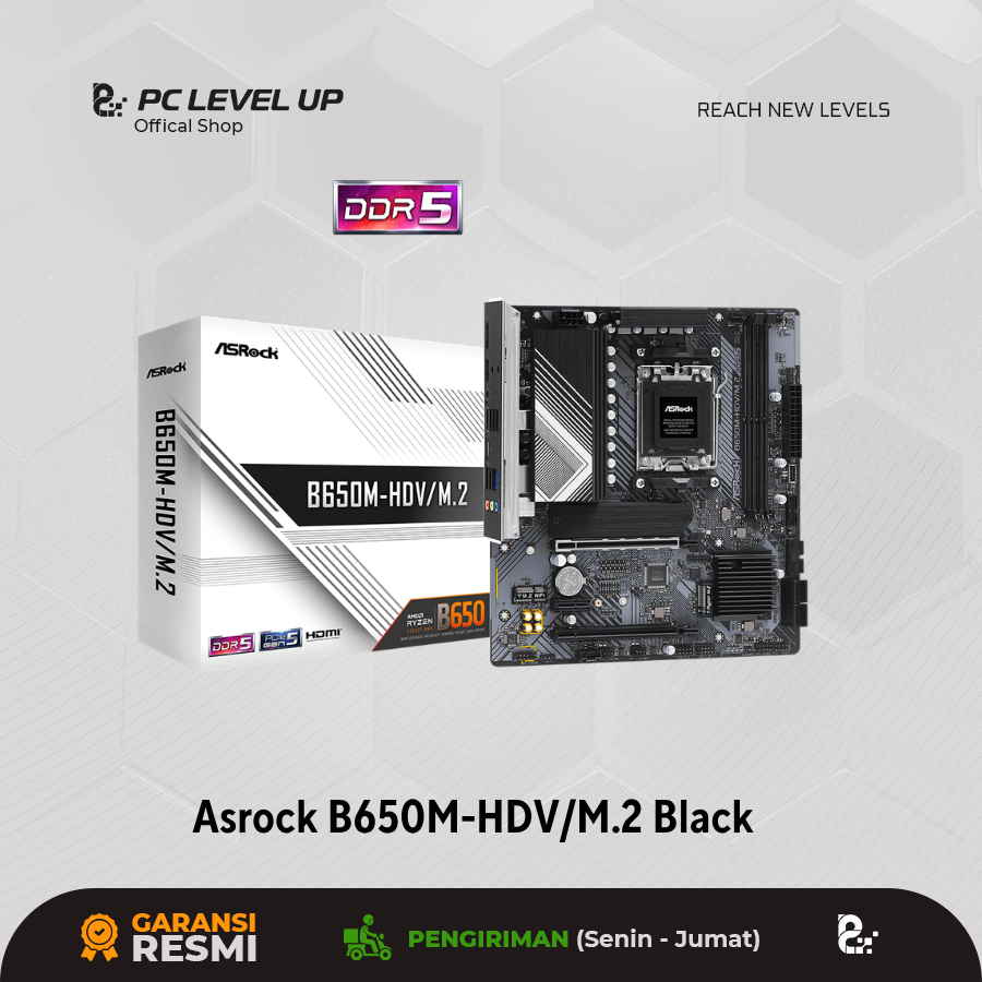 Asrock B650M-HDV/M.2 Black