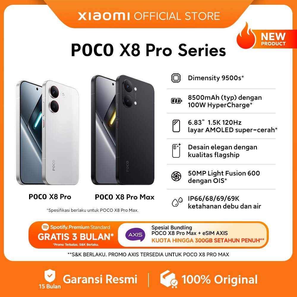 POCO X8 Pro Series | POCO X8 Pro Max (12GB/512GB)  (12GB+256GB) | POCO X8 Pro (12GB+512GB) (8GB+512G