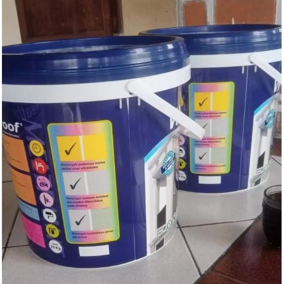 Meltpaint Weatherproof Cat Tembok 20kg Original Eksterior Interior