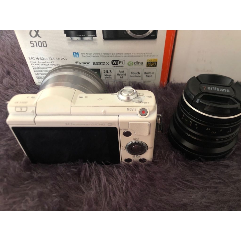 sony a5100 2 lensa