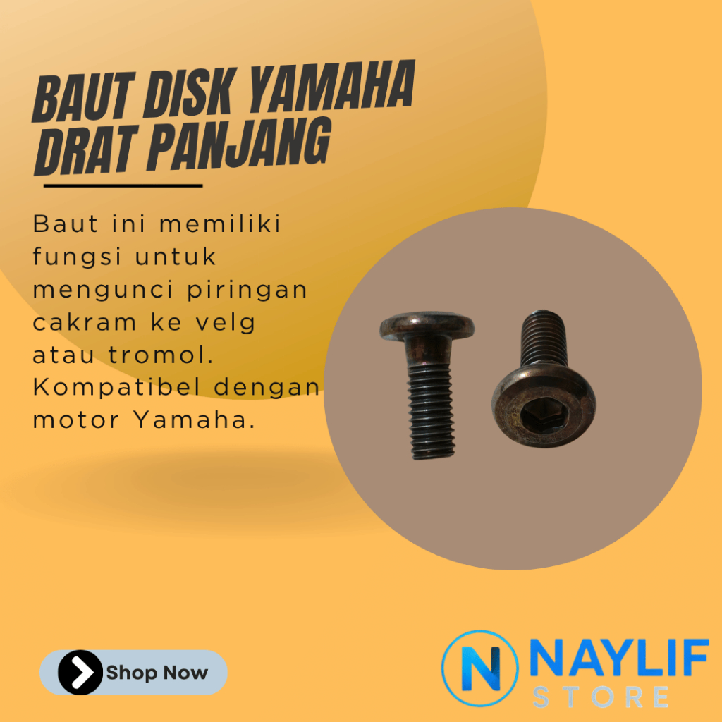 BAUT DISK YAMAHA/DRAT PANJANG