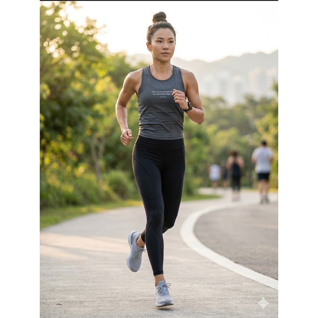 legging short Anko Tie belt Celana panjang Sport branded wanita