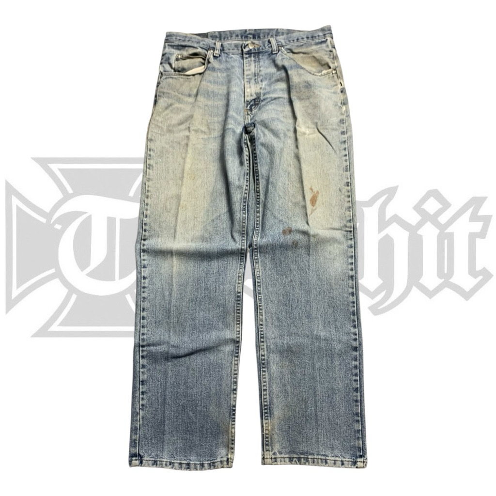 Wrangler Jeans Blue Wash Relaxed Fit Vintage