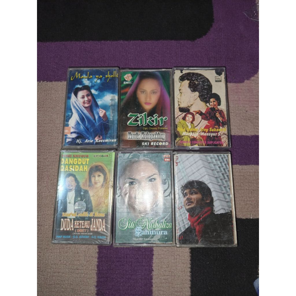 kaset tape ridho rhoma, kaset pita oma irama dll