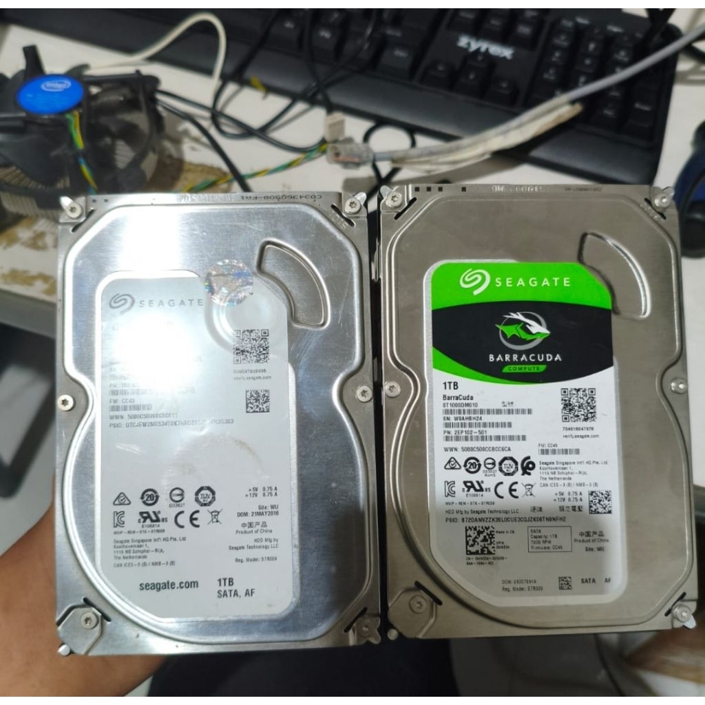 HDD 1TB // HDD Seagate Barracuda // HDD PC // Hardisk Komputer // Hardisk 3.5" // Merk Seagate // Be