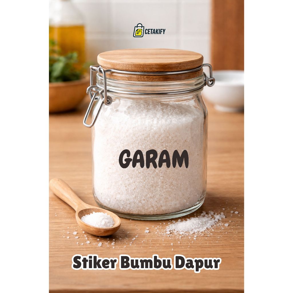 STIKER LABEL BUMBU DAPUR TERLENGKAP DAN TERMURAH 