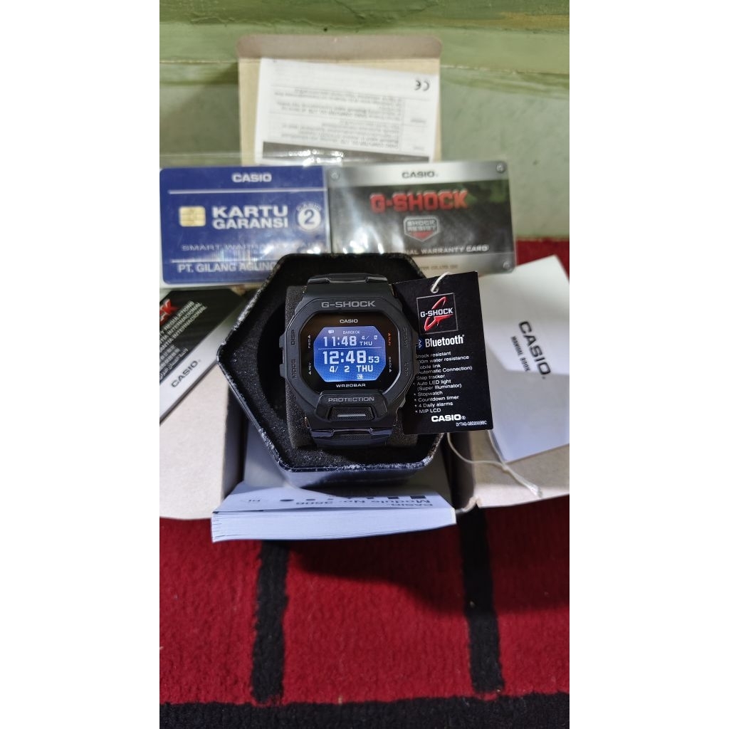 jam g shock gbd200 second full black