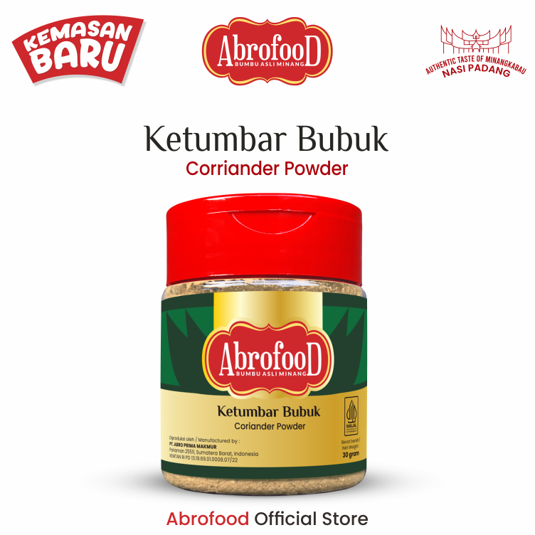 Ketumbar Bubuk Abrofood Botol 30 g