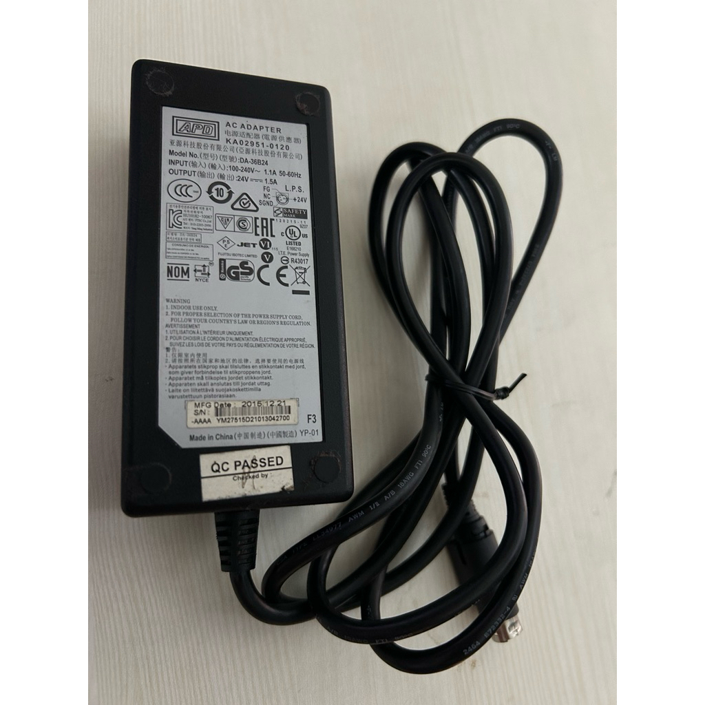 Adaptor / Power Supply Printer Fujitsu FP 1000 FP2000
