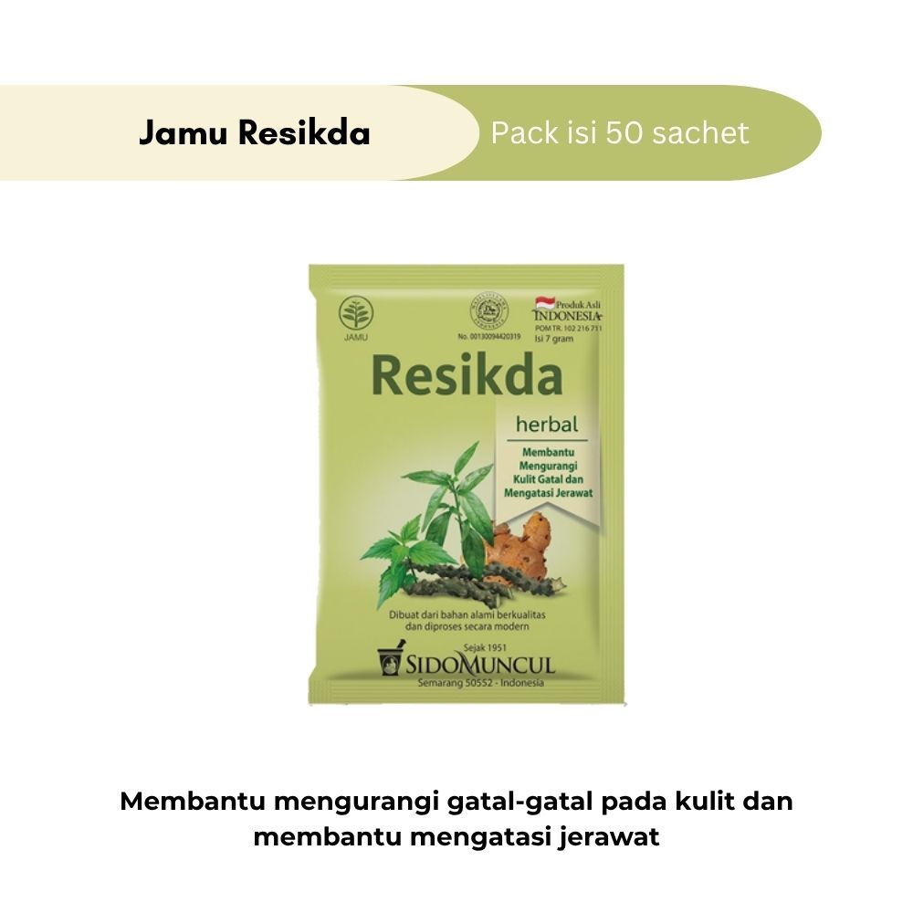Sidomuncul Jamu Resikda 10 Sachet