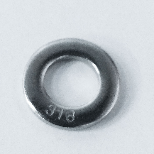 Ring Plat Stainless Steel - M8 - Washer Plate SS316