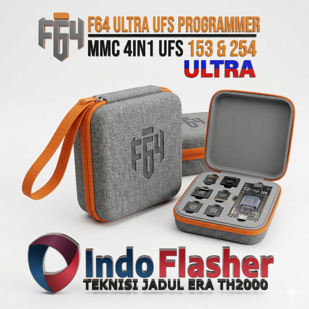 F64 Ultra Box UFS Programmer - F64 Lite Programer - Box F64 EMMC 4 IN 1 UFS 153 254 / Alat Software 