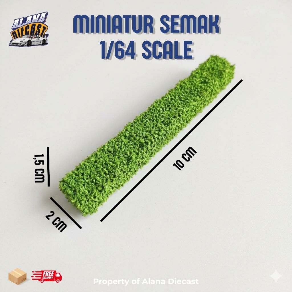 Miniatur Maket Pagar Tanaman Semak / Maket Diorama / Maket Semak