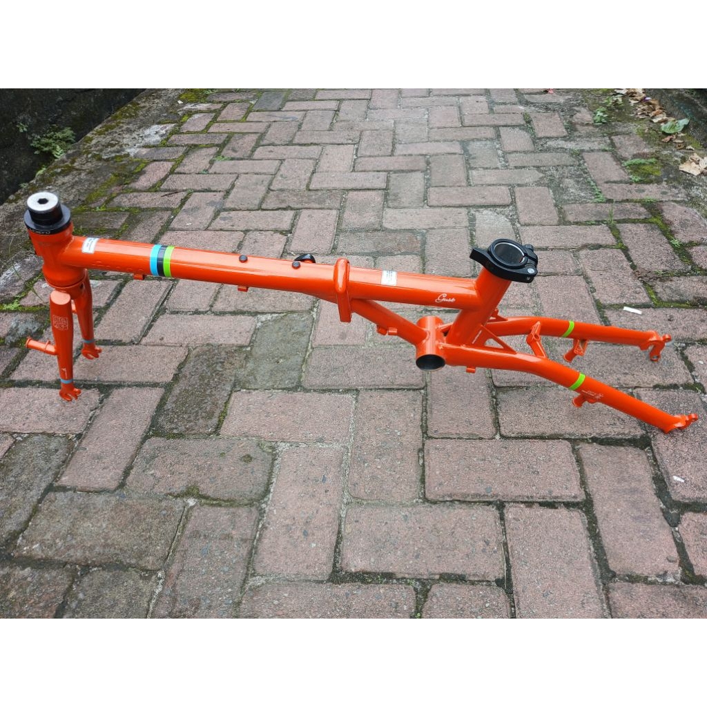 Frame Fnhon Gust V brake 16 Warna Orange Rare