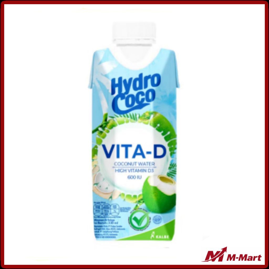 Hydro Coco Vita-D 330 ml 1 Dus isi 12