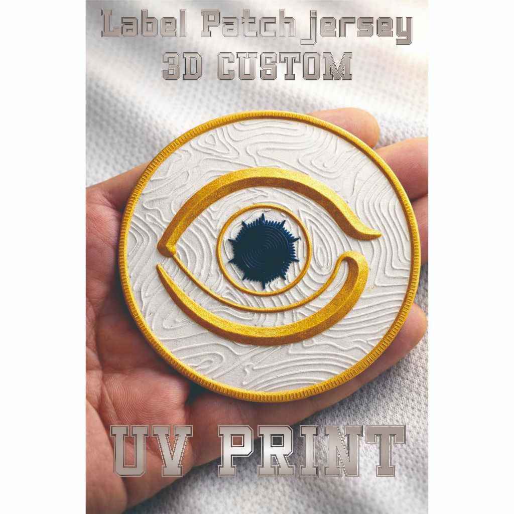Patch Jersey Custom 3D Rubber TPU Silikon Standar 7cm 8-9cm Bentuk 2D 3D suply Jakarta baha rubber b