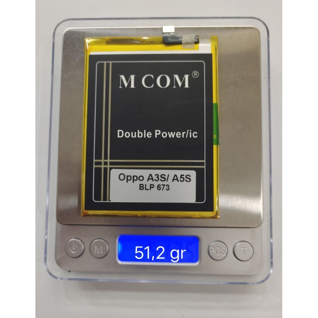 Baterai M COM Double Power Oppo A3S/ A5S BLP673