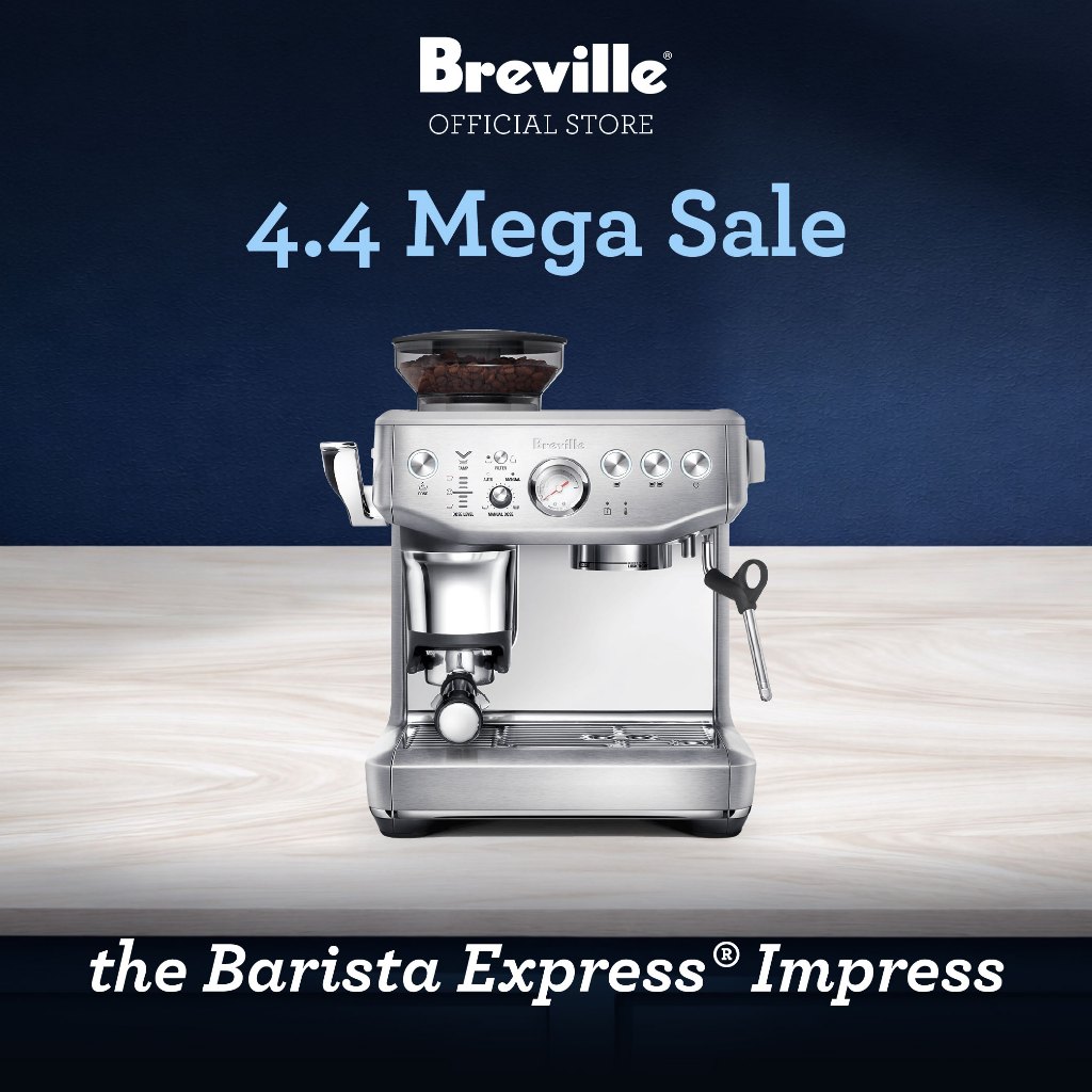 Breville the Barista Express Impress - Mesin Kopi Espresso Otomatis