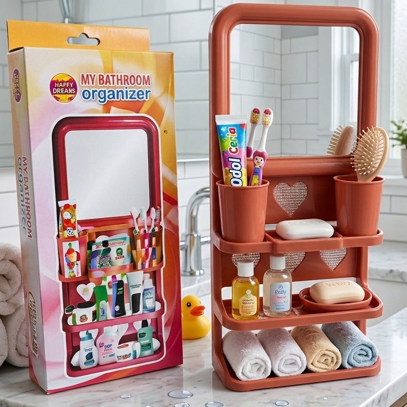 CERMIN KAMAR MANDI/BATH HOLDER/KACA KAMAR MANDI/RAK KACA KAMAR MANDI/CERMIN SERBAGUNA