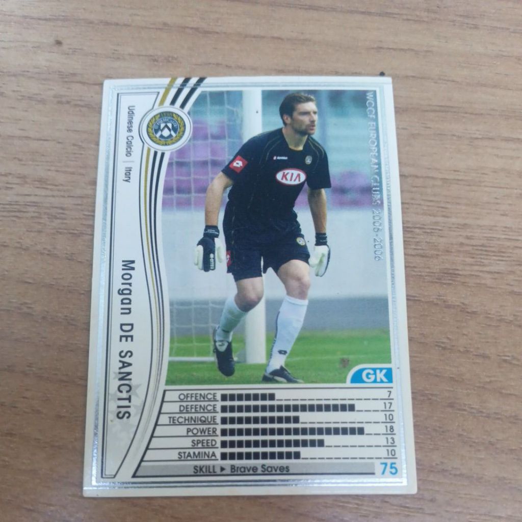 kartu bola panini wccf 2005/2006 Udinese