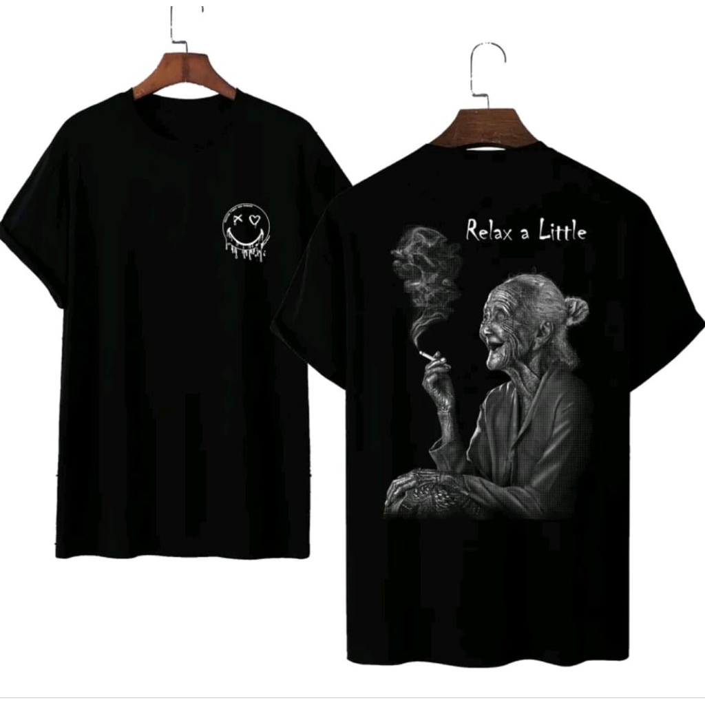 Kaos Relax A Little Kaos Distro Viral Ternyaman Kaos Unisex Viral