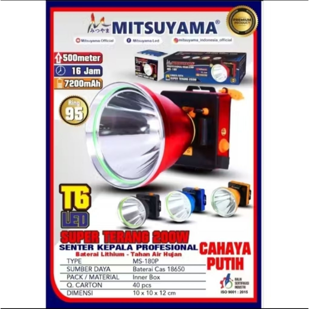 SENTER KEPALA MITSUYAMA 200 WATT