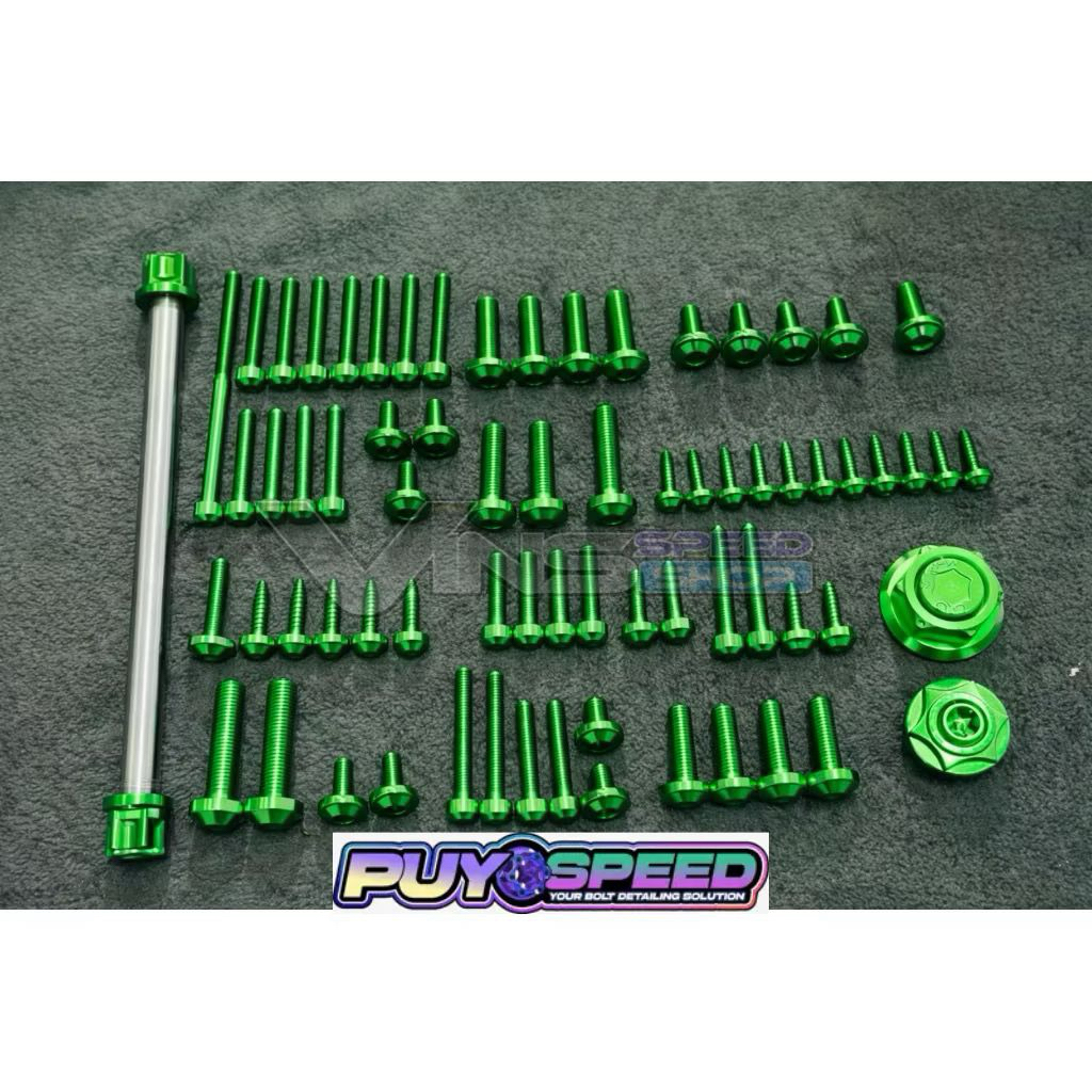 Paket Baut Titanium GR5 Beat – Full Set Baut Variasi Motor Stylish & Presisi