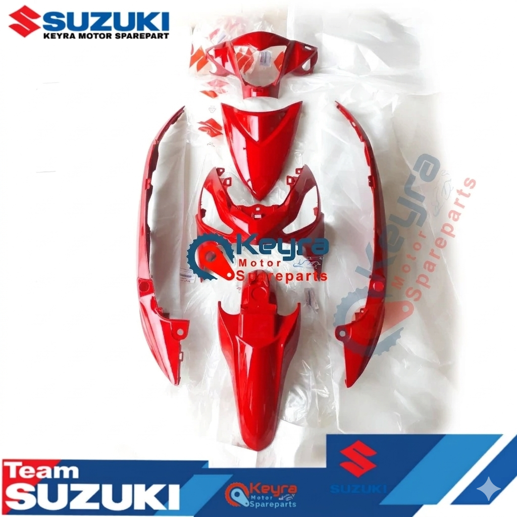 BODY SET HALUS SUZUKI ADDRESS MERAH STRONG YZE ORI SGP