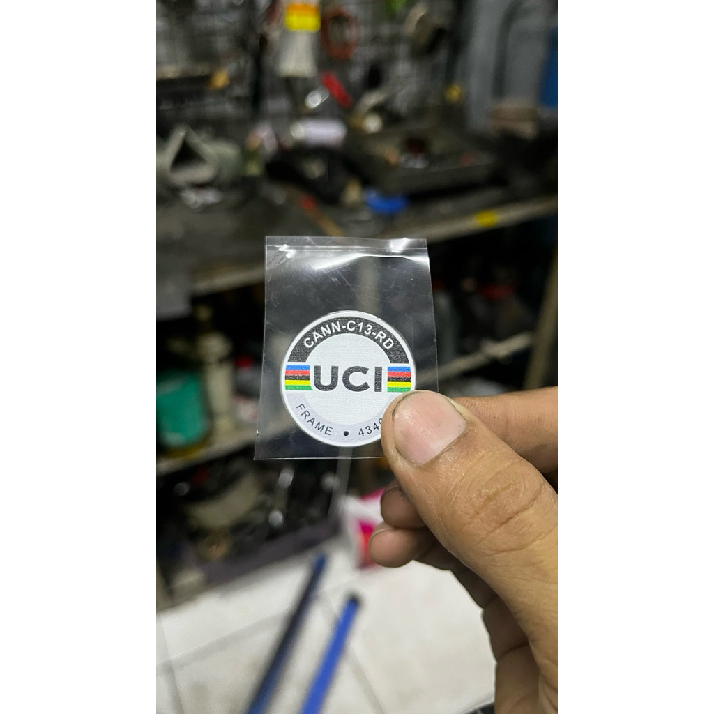 stiker decal uci cannondale caad 13 - decal sepda UCI